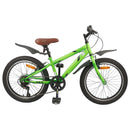 vidaXL Gyerek Bicikli 20 Hüvelyk 6-Speed 6-11 éves korig ajánlott Zöld