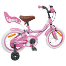 vidaXL Gyerek Bicikli 16 Hüvelyk 4-6 éves korig Világos Rózsaszín
