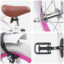 vidaXL Gyerek Bicikli 16 Hüvelyk 4-6 éves korig Fehér