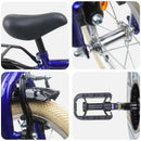 vidaXL Gyerek Bicikli 12 Hüvelyk 2-4 éves korig Sötét kék