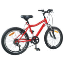 vidaXL Gyerek Bicikli 24 Hüvelyk 6-Speed 8-12 éves korig Piros