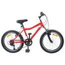 vidaXL Gyerek Bicikli 24 Hüvelyk 6-Speed 8-12 éves korig Piros