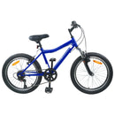 vidaXL Gyerek Bicikli 24 Hüvelyk 6-Speed 8-12 éves korig Sötét kék