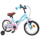 vidaXL Gyerek Bicikli 14 Hüvelyk 3-5 éves korig ajánlott Világoskék