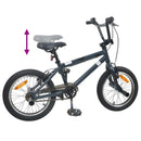 vidaXL BMX Bicikli 16 Hüvelyk 5-8 éves korig való Sötétszürke