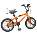 vidaXL BMX Bicikli 16 Hüvelyk 5-8 éves korig való Narancssárga