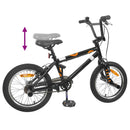 vidaXL BMX Bicikli 16 Hüvelyk 5-8 éves korig való Fekete