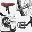 vidaXL Hegyi Bicikli 24 Hüvelyk 6-Speed 8-12 éves korig Fehér