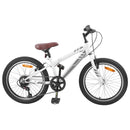 vidaXL Hegyi Bicikli 24 Hüvelyk 6-Speed 8-12 éves korig Fehér
