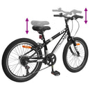 vidaXL Hegyi Bicikli 20 Hüvelyk 6-Speed 5-8 éves korig való Fekete
