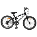 vidaXL Hegyi Bicikli 24 Hüvelyk 6-Speed 8-12 éveseknek való Fekete