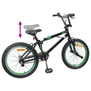 vidaXL BMX Bicikli 20 Hüvelyk 9 éves kor felett ajánlott Fekete