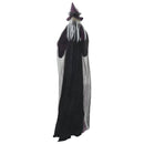 vidaXL Függő Halloween beszélő boszorkány Lila 216 x 125 cm Poliészter