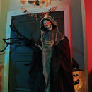 vidaXL Halloween Grim Reaper Fekete 60 x 60 x 155 cm Poliészter