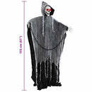 vidaXL Halloween Grim Reaper Fekete 60 x 60 x 155 cm Poliészter