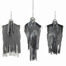 vidaXL Halloween Függő Szellem 3 pcs Fekete 66 x 110 cm Poliészter