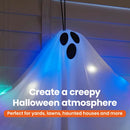 vidaXL Halloween Függő Szellem 3 pcs Fehér 52 x 62 cm Poliészter