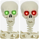 vidaXL Halloween Csontváz Fehér 155 x 38,5 cm Polipropilén