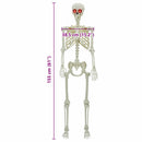 vidaXL Halloween Csontváz Fehér 155 x 38,5 cm Polipropilén