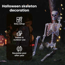 vidaXL Halloween csontváz 2 pcs Fehér 85 cm PVC