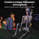 vidaXL Halloween csontváz 2 pcs Fehér 85 cm PVC