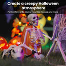 vidaXL Halloween Dekoráció Skeleton 2 pcs Fehér Polipropilén