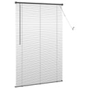vidaXL Zsaluzia Ezüst Szürke 150 x 70 cm PVC