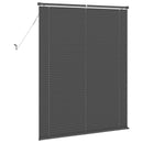 vidaXL Zsaluzia Ezüst Szürke 150 x 120 cm 25 mm PVC