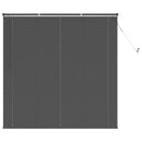 vidaXL Zsaluzia Ezüst Szürke 150 x 130 cm 25 mm PVC
