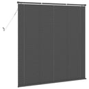vidaXL Zsaluzia Ezüst Szürke 150 x 140 cm 25 mm PVC