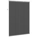 vidaXL Zsaluzia Ezüst Szürke 213 x 150 cm 25 mm PVC