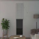 vidaXL Zsaluzia Fehér 213 x 50 cm 25 mm PVC