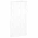 vidaXL Zsaluzia Fehér 213 x 120 cm 25 mm PVC