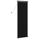 vidaXL Zsaluzia Fekete 150 x 50 cm 25 mm PVC