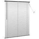 vidaXL Zsaluzia Fekete 150 x 110 cm 25 mm PVC