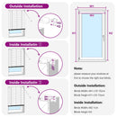 vidaXL Zsaluzia Fekete 150 x 160 cm 25 mm PVC