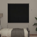 vidaXL Zsaluzia Fekete 150 x 160 cm 25 mm PVC