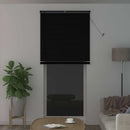 vidaXL Zsaluzia Fekete 213 x 100 cm PVC
