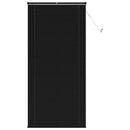 vidaXL Zsaluzia Fekete 213 x 100 cm PVC