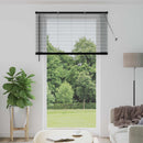 vidaXL Zsaluzia Fekete 213 x 140 cm PVC