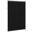 vidaXL Zsaluzia Fekete 213 x 140 cm PVC