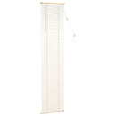 vidaXL Zsaluzia Világos barna mintával 213 x 40 cm 25 mm PVC
