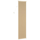 vidaXL Zsaluzia Világos barna mintával 213 x 60 cm 25 mm PVC