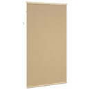 vidaXL Zsaluzia Világos barna mintával 213 x 110 cm 25 mm PVC