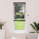 vidaXL Zsaluzia Sötét barna mintával 150 x 50 cm 25 mm PVC