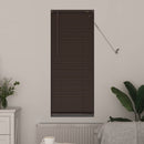 vidaXL Zsaluzia Sötét barna mintával 150 x 50 cm 25 mm PVC