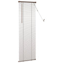 vidaXL Zsaluzia Sötét barna mintával 150 x 50 cm 25 mm PVC