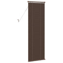 vidaXL Zsaluzia Sötét barna mintával 150 x 50 cm 25 mm PVC