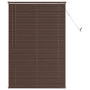 vidaXL Zsaluzia Sötét barna mintával 150 x 90 cm 25 mm PVC
