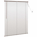vidaXL Zsaluzia Sötét barna mintával 150 x 120 cm 25 mm PVC